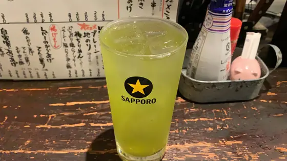緑茶ハイ ¥300