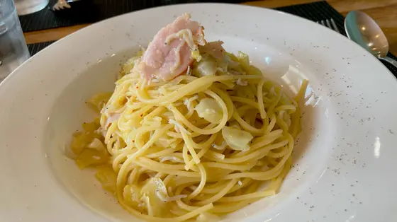 パスタやピザもおいしい🧡