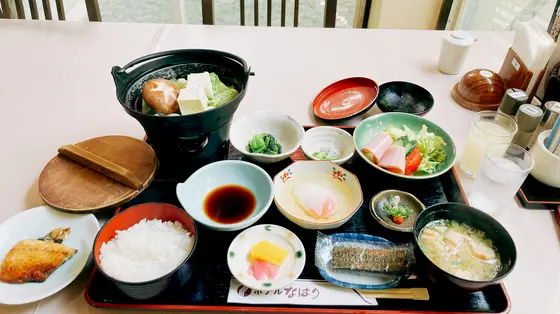 朝ご飯もボリュームあり