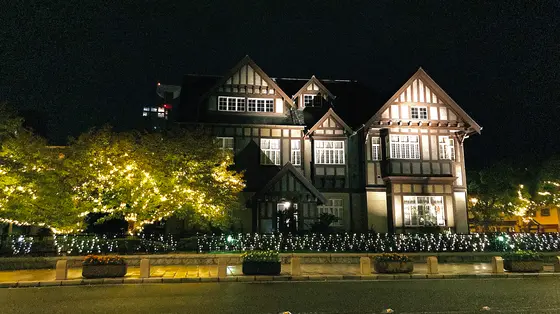 ライトアップ風景