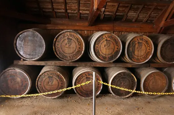 ウイスキーの製造過程を学べます