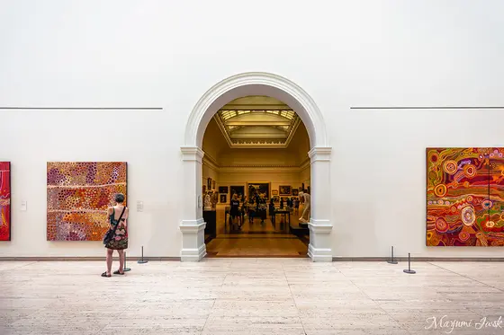 国内最大規模のアボリジナルアートのコレクション
