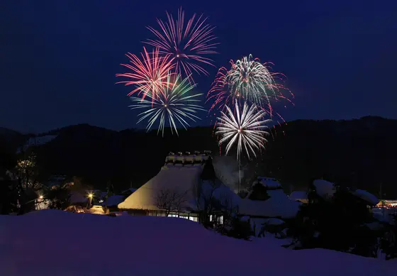 冬の空を彩る