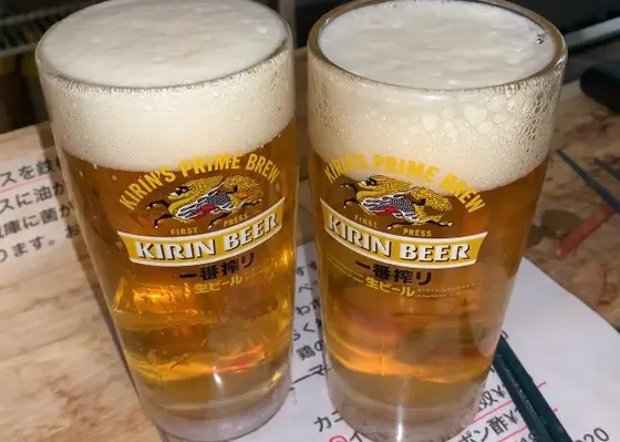 生ビール(410円)