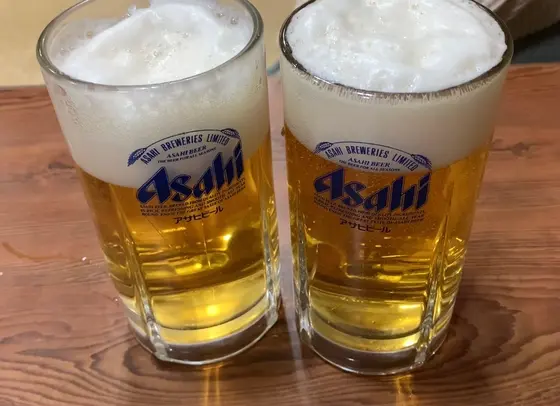 生ビール(¥550)