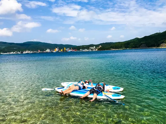 海の上でのんびり♬