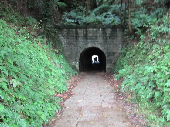 六坑景観台　トンネル