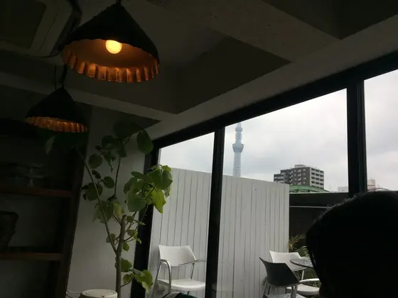 場所によってはスカイツリーも！