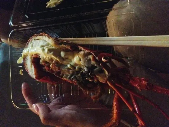 お祭りやっていて帰りによりました。伊勢海老500円❤️