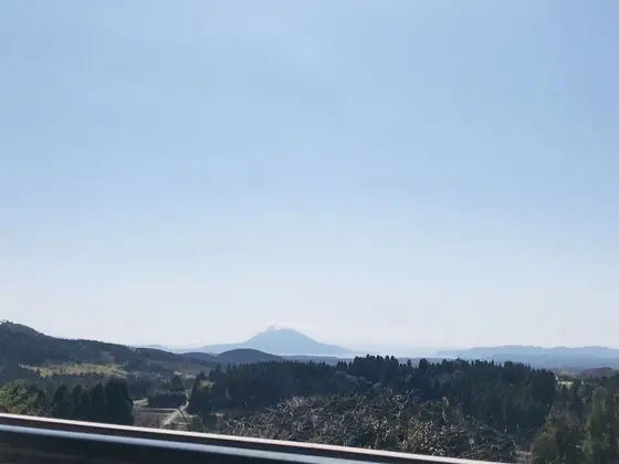 霧島神宮からの景色