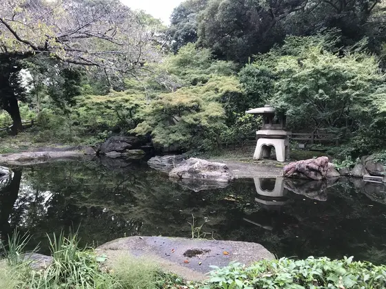 日本庭園が有ります。