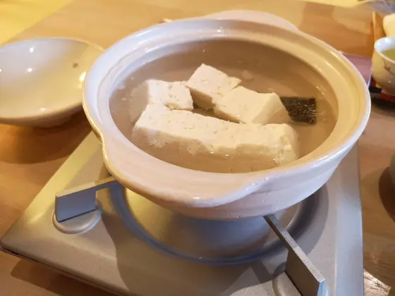 藤屋【朝食】湯豆腐