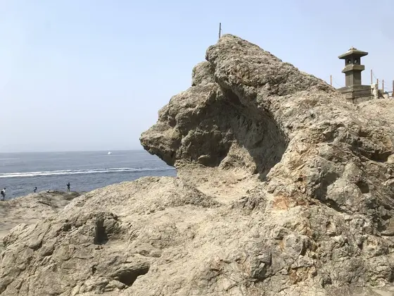 魅力的な岩肌
