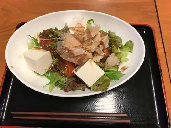 豆腐サラダです^_^