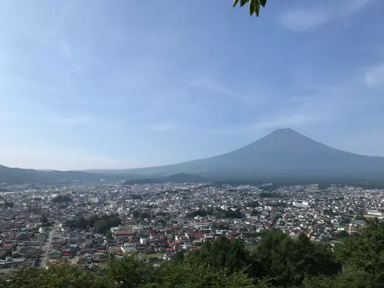 富士パノラマ台からの富士山