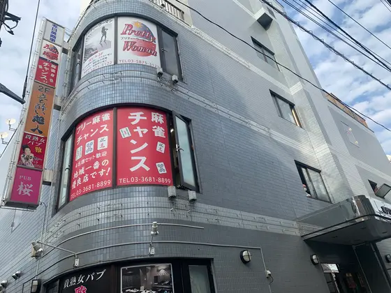 低層ビルの2階