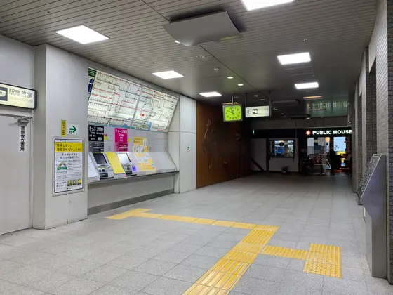 JR渋谷駅新南改札のすぐ横🚉