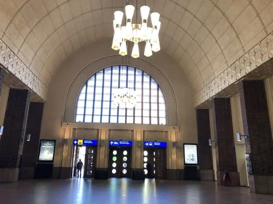 駅舎もフィンランドデザインの１つ