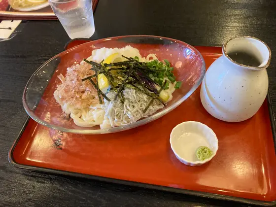 しらす冷やしうどん