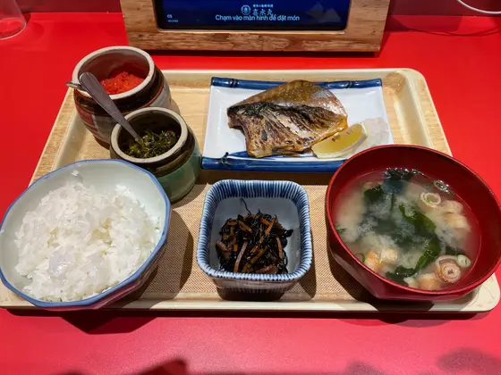 塩サバ定食