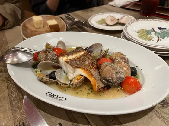 鯛のアクアパッツァ