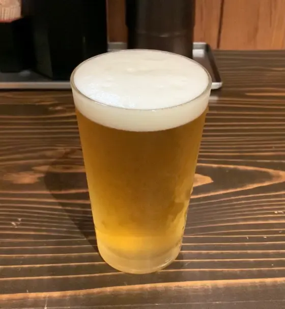 生ビール グラス ¥380