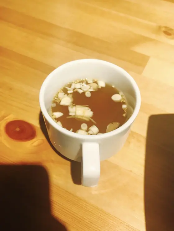 生姜のスープ