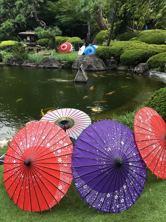 日本庭園池まわり