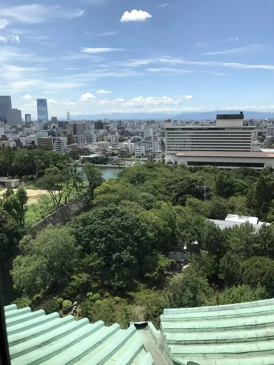 名古屋城本殿最上階からの撮影📸