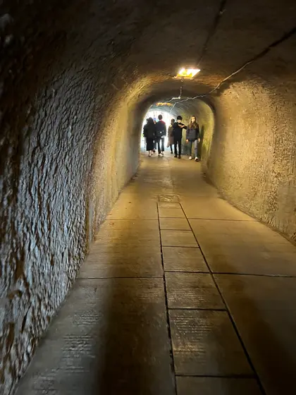 入口のトンネル