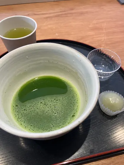 お抹茶サービス