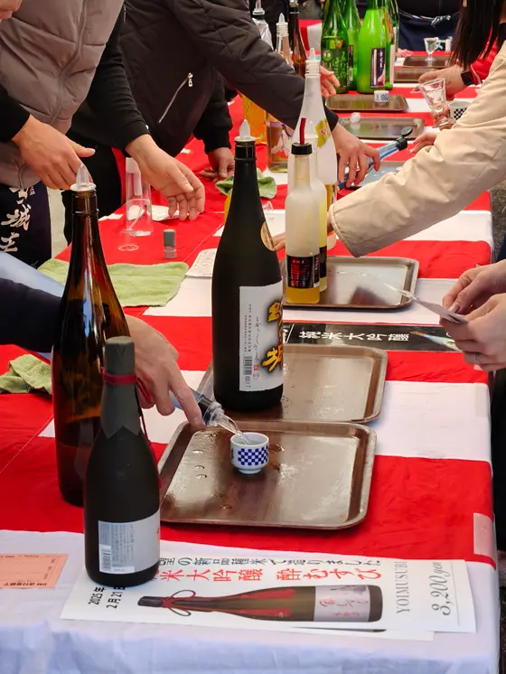 試飲酒に応じてスタンプを