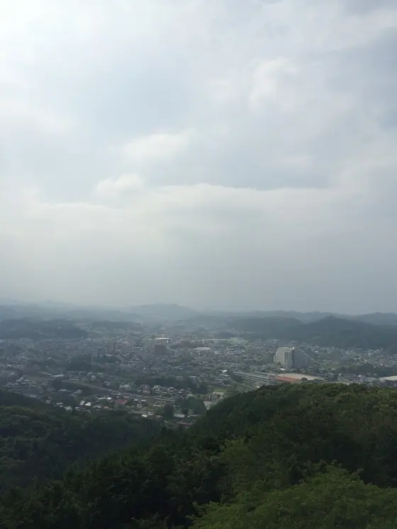 山に囲まれた小川町