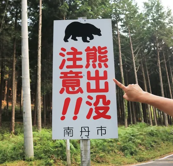 熊には注意！
