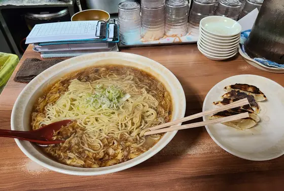 ラーメンと餃子