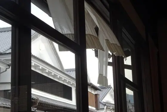 街並みを見ながら寛げる空間