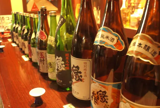 酒蔵で日本酒と地ビールも