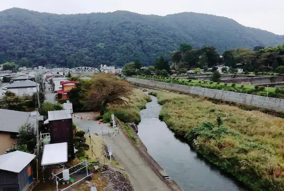 愛川大橋からの眺め