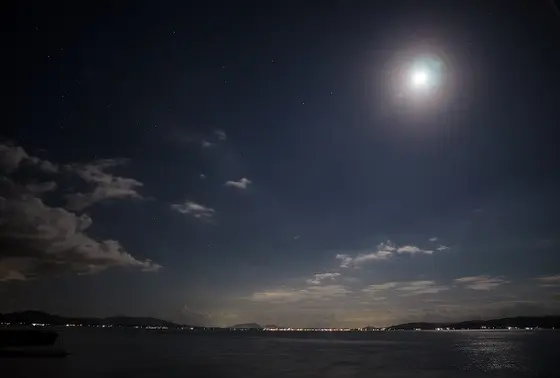 宍道湖の夜景