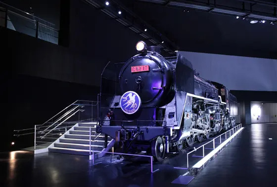 世界最高速車両展示「C62型式蒸気機関車」