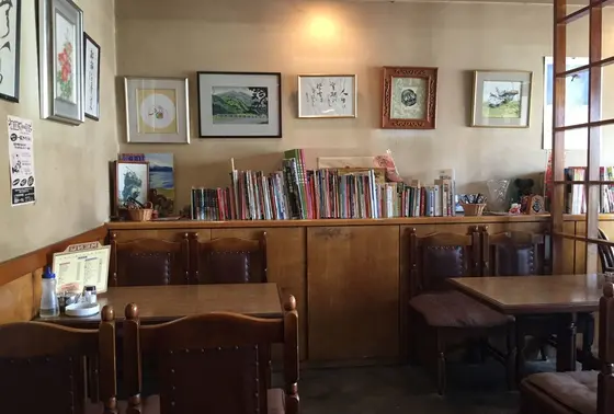 くつろげる店内。