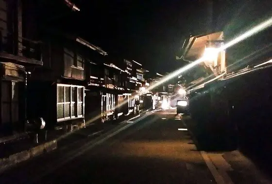 夜の奈良井宿