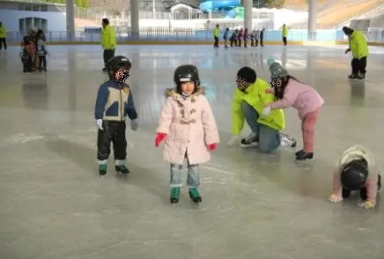 冬はスケート