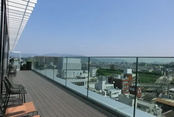 最上階からは大阪平野を一望