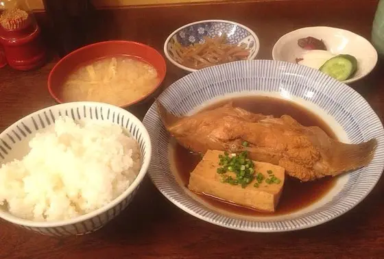 カレイの煮付け定食 ¥1550