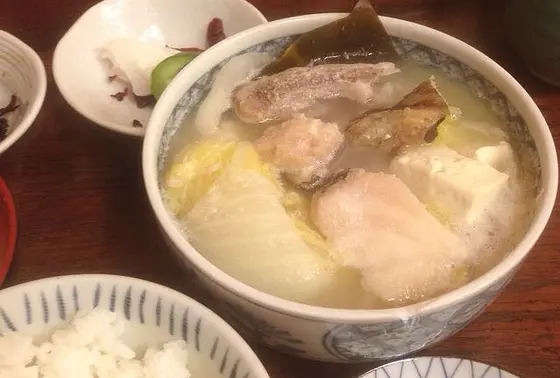 タラ豆腐 定食 ¥1750 (冬季限定)