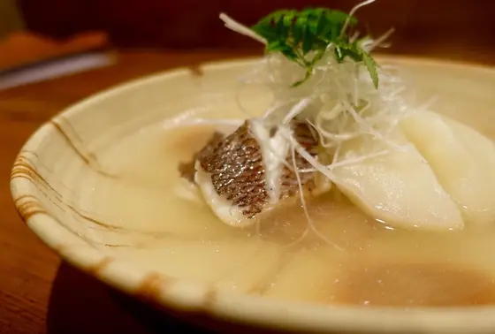 鯛と蕪のスープ