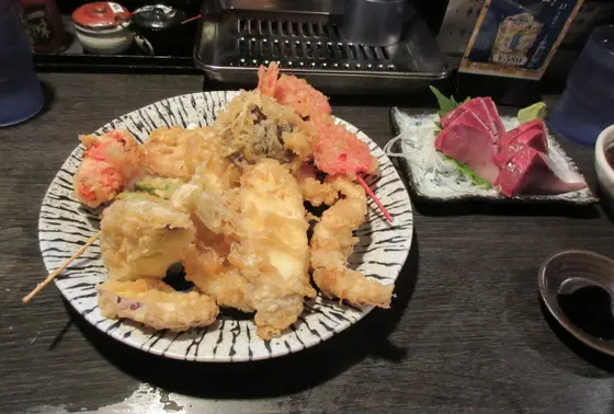 てんぷら盛り合わせなど
