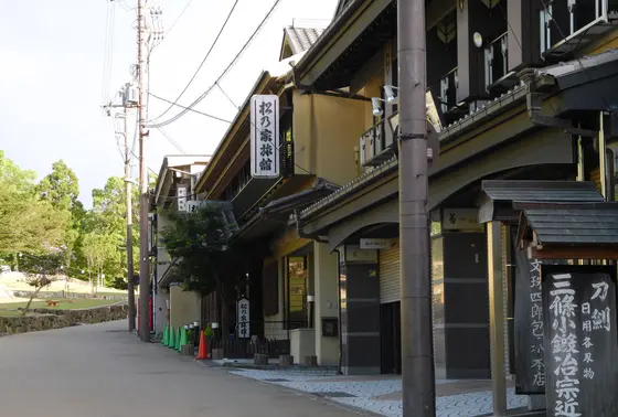 この辺りは旅館街