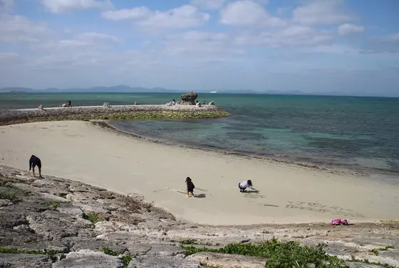 海中道路ビーチ